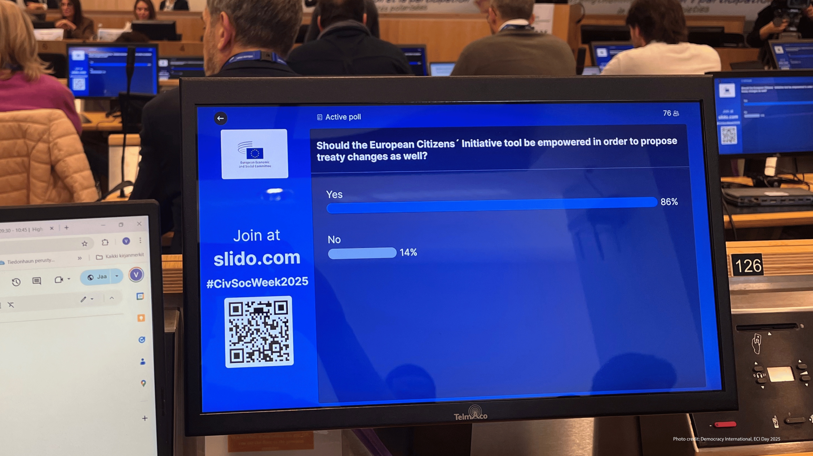 Image by Democracy International from the ECI Day