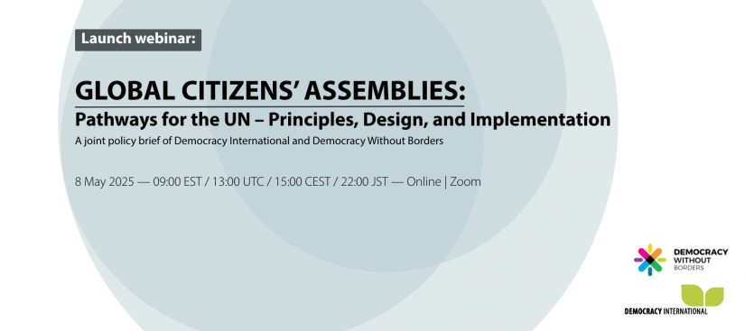 New report calls for Global Citizens’ Assemblies to strengthen public voice at the UN