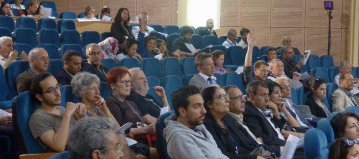 The general assembly took place in the auditorium of INAT, Carthage University
