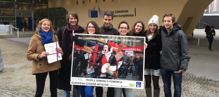 ECI Petition handover in Brussels, October 2016