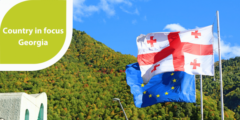 Image Country in focus Georgia - Photo courtesy of Shiny_Coconut from Canva Pro https://www.canva.com/