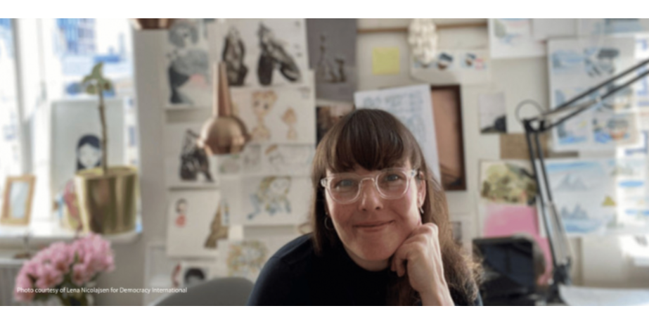 Image chARTer photo courtesy of Lena Nicolajsen for Democracy International