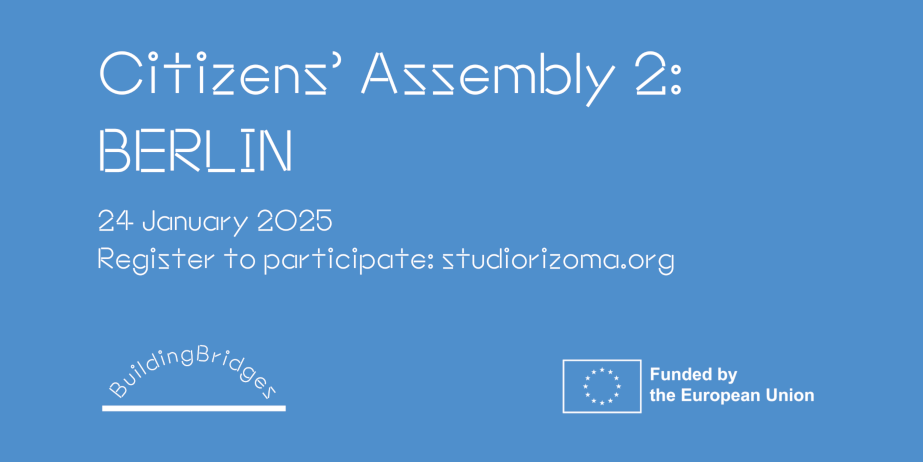 Banner Building bridges event Berlin