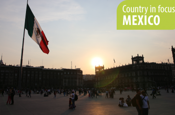 The Zocaló Public Square in Mexico City