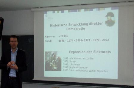 Dr. Uwe Serdült of the Centre for Research on Direct Democracy
