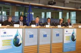 The panel of the first ECI hearing on "Right2Water"