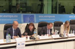 The panel of the ECI Conference in Brussels on 10 December 2014