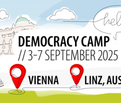 Banner Democracy Camp 2025