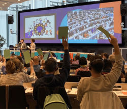 Image by Democracy International of citizens participating in the European Citizens' Panel